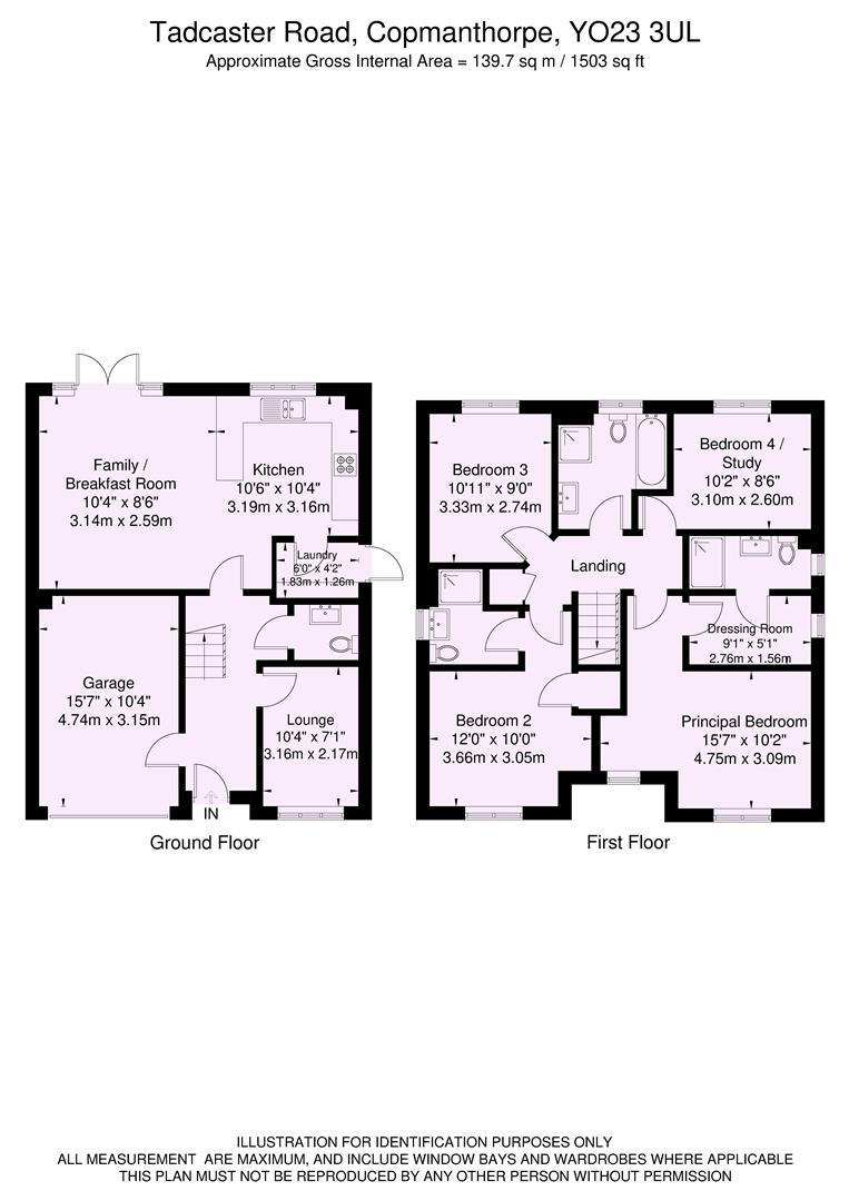 Plot 4, 7, Yorkfield Drive, Copmanthorpe floorplan