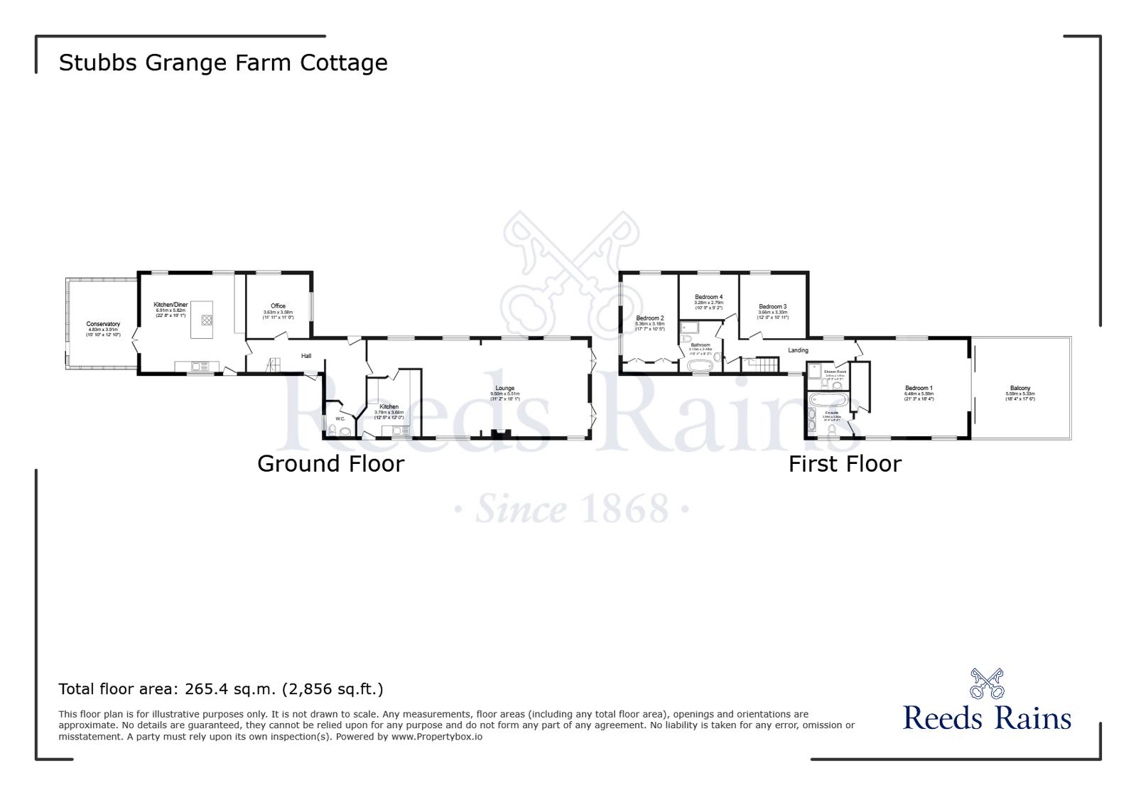 Stubbs Grange Farm Cottage,, Common Lane, Doncaster floorplan