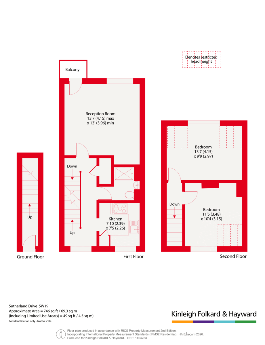 30, Sutherland Drive, London floorplan