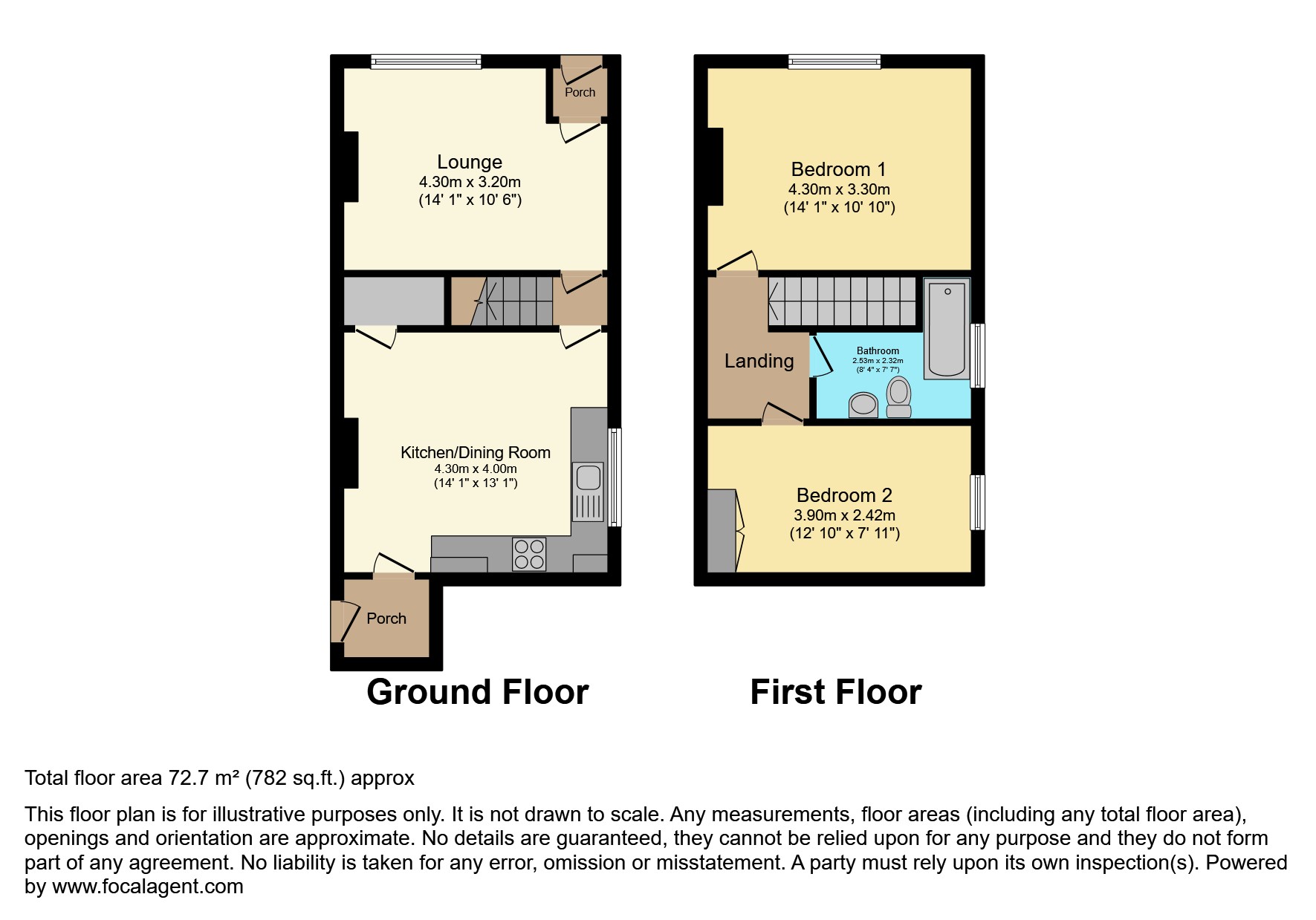 38, Sydney Street, Darwen floorplan