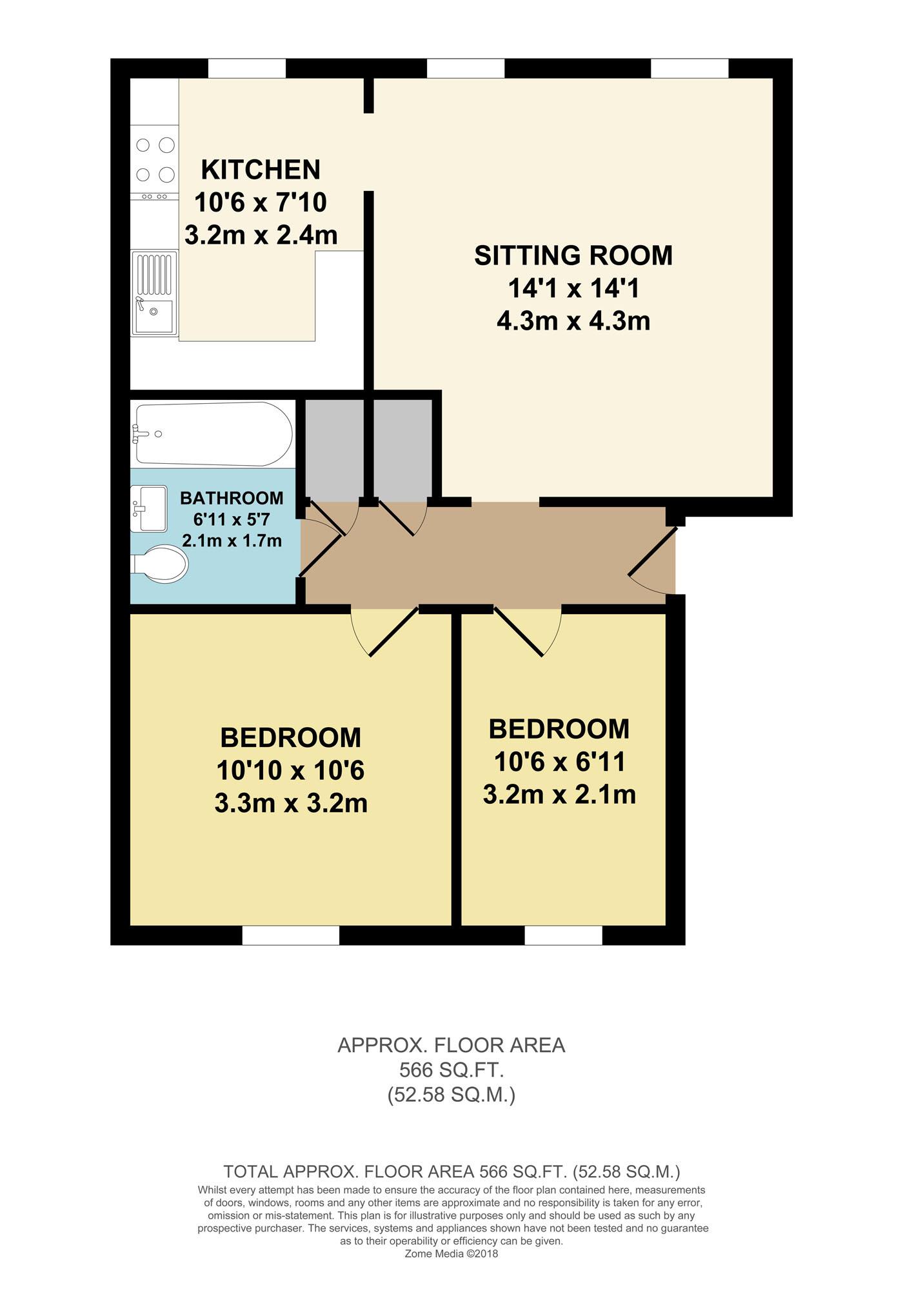 2 Bedrooms Flat for sale in West Street, Gravesend DA11