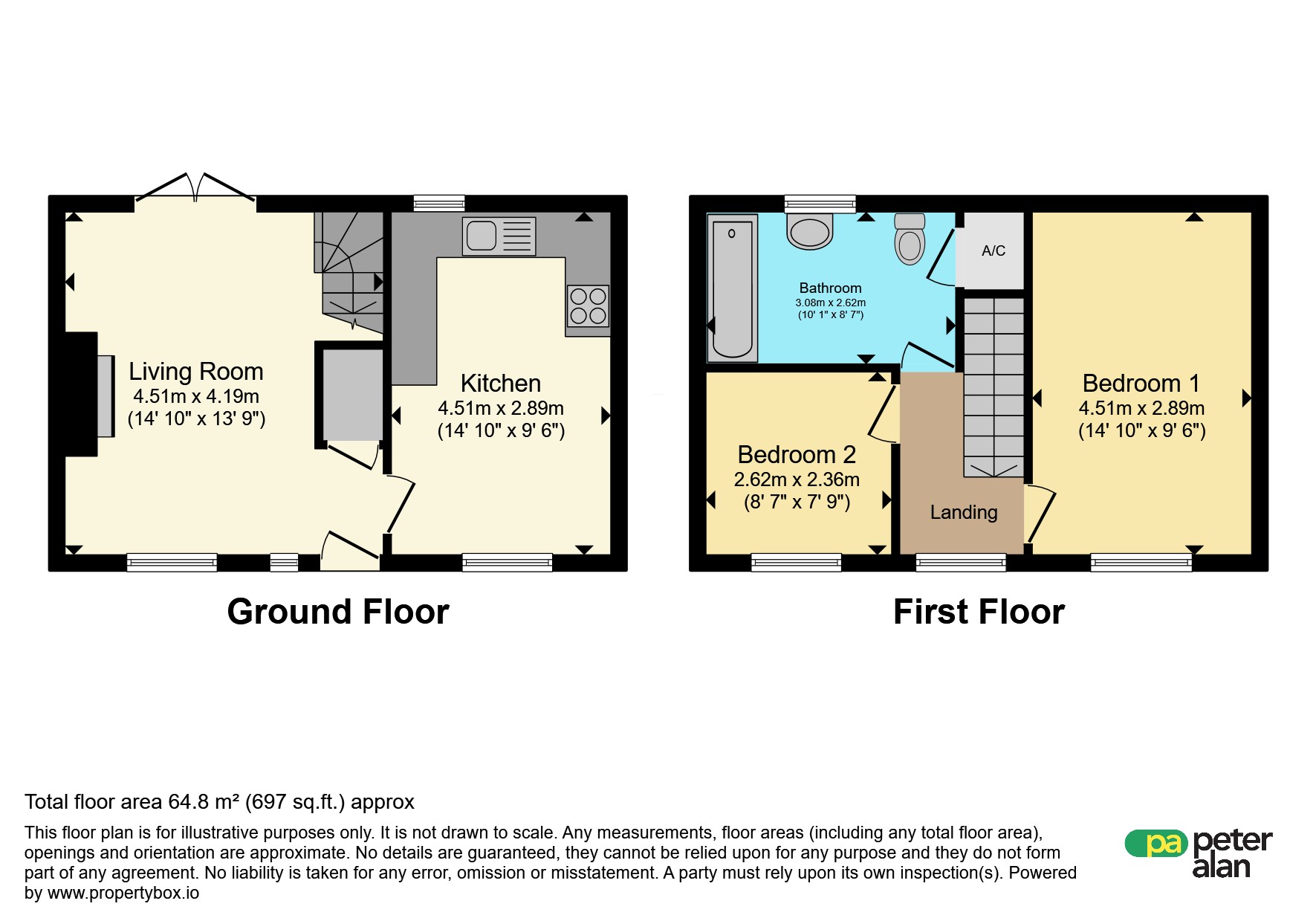 1, The Burgage, Old Dixton Road, Monmouth floorplan