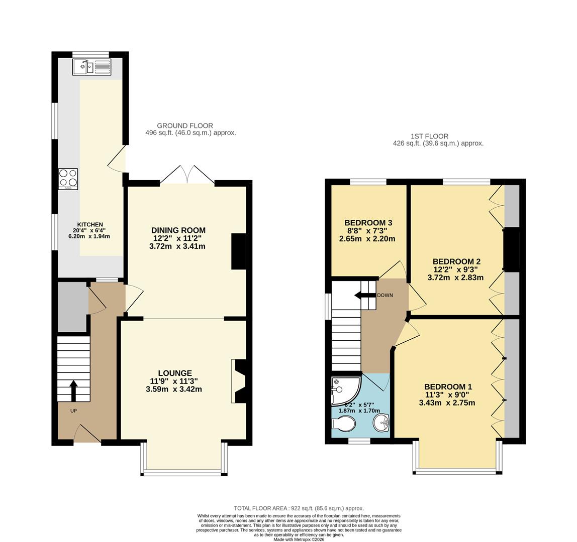 70, Lascelles Avenue, Withernsea floorplan