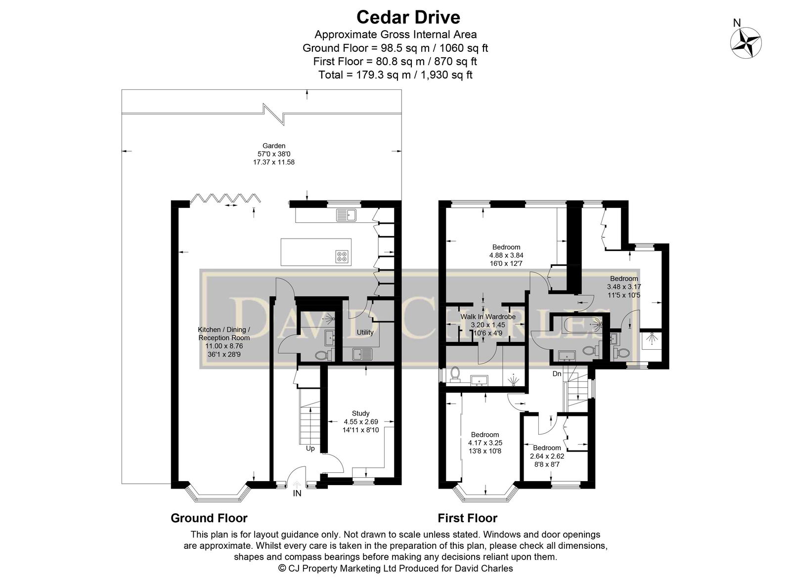 45, Cedar Drive, Hatch End floorplan
