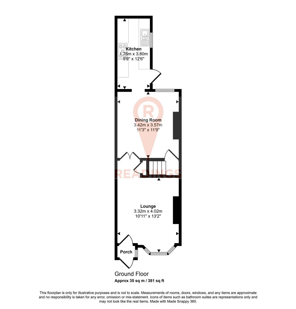 127, Haddenham Road, Leicester floorplan