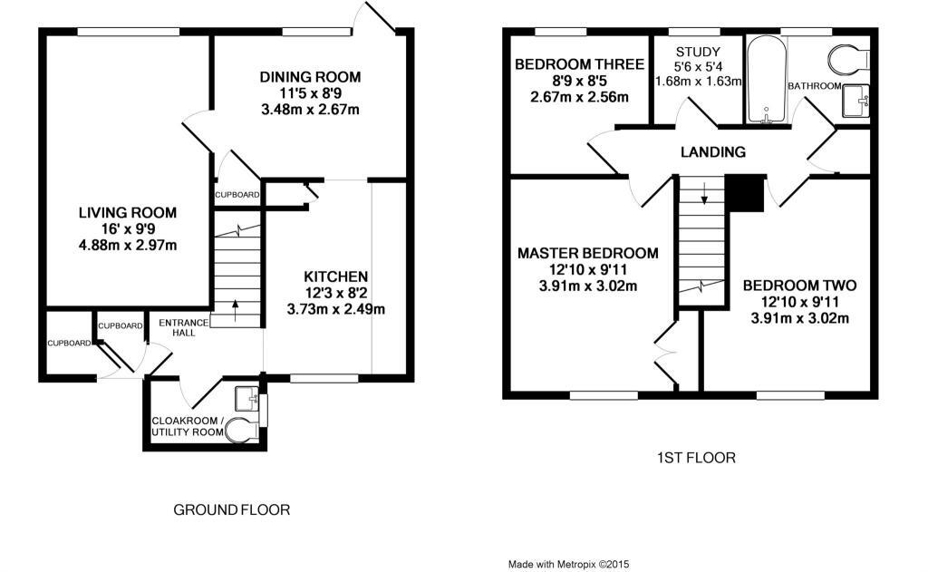 83, Ullswater, Bracknell floorplan