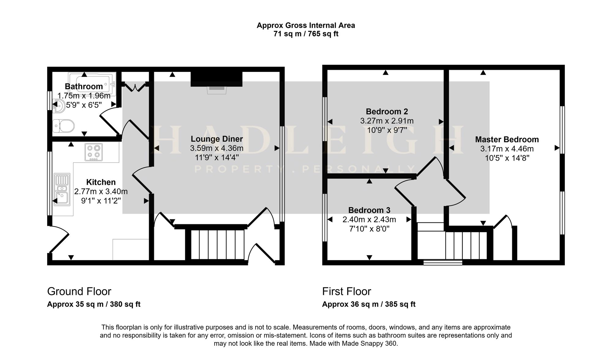 184 Castle Road, Birmingham floorplan