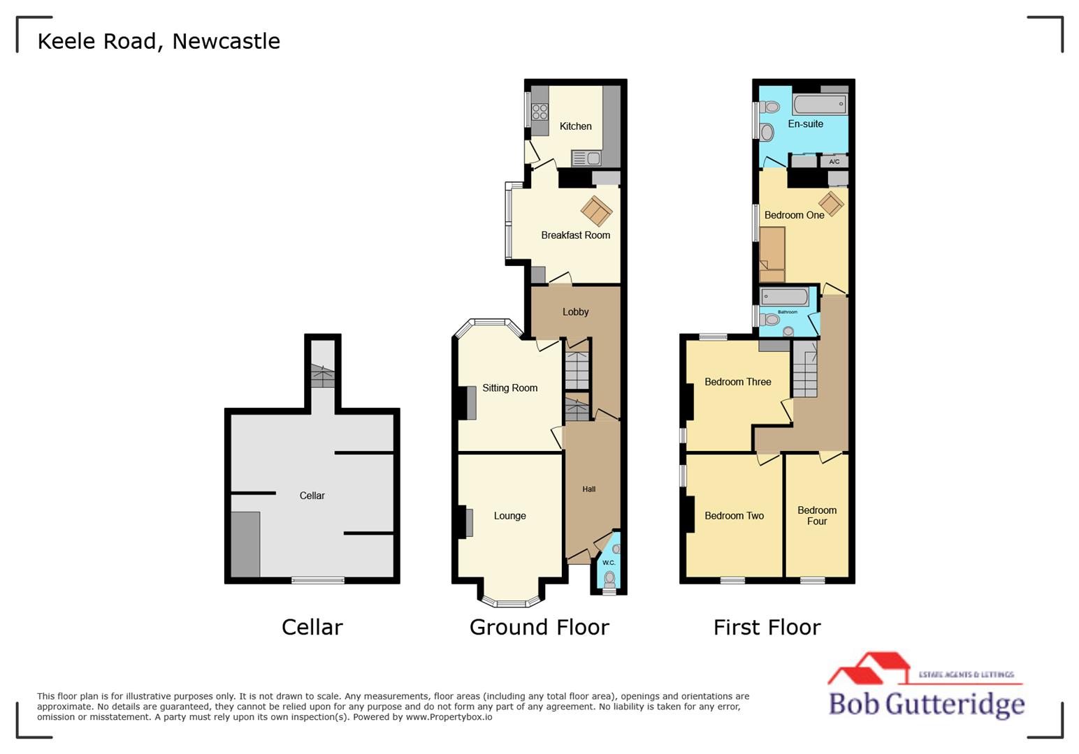 59, Keele Road, Newcastle floorplan