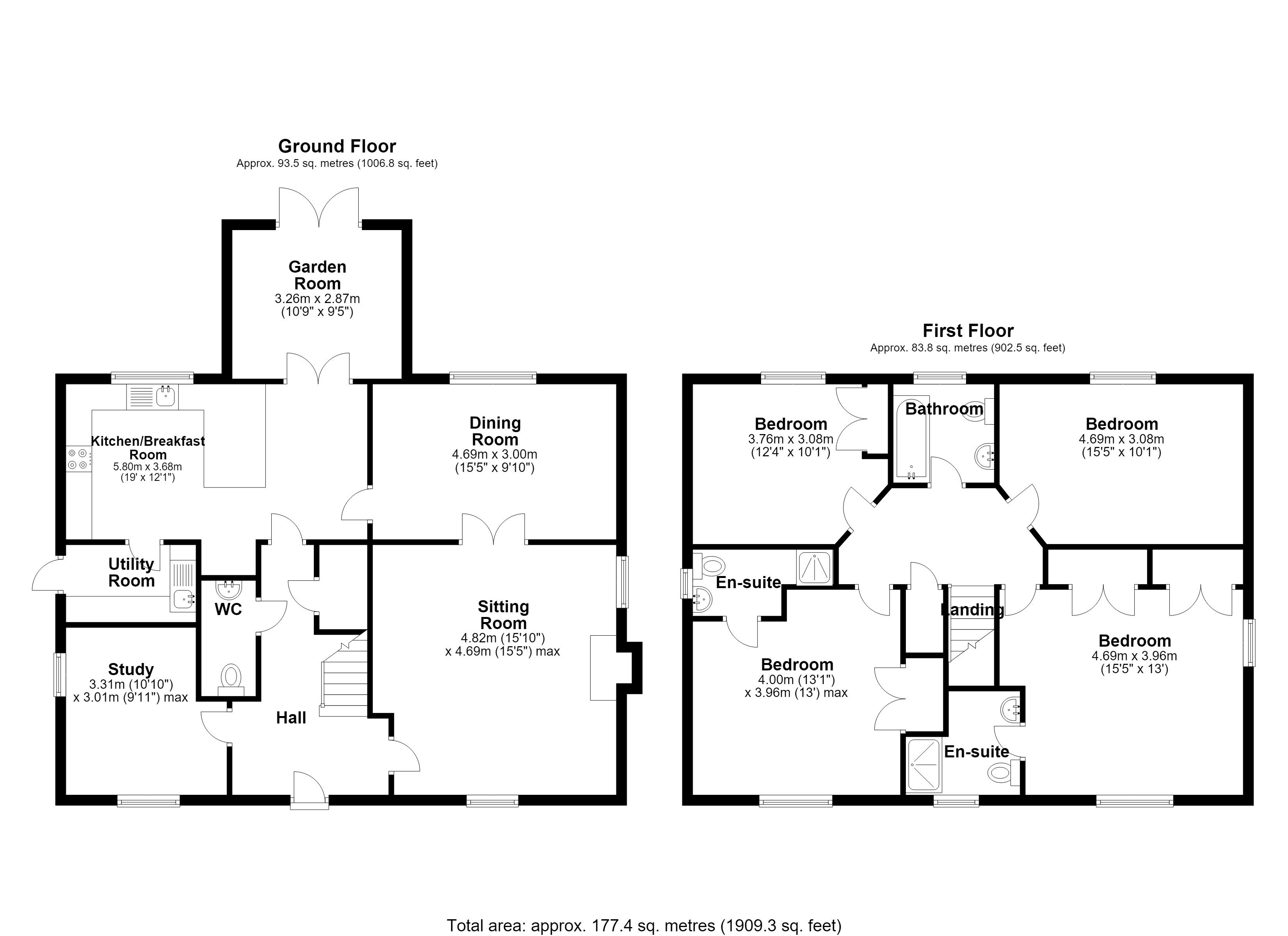 2, Street Farm Close, Suffolk floorplan