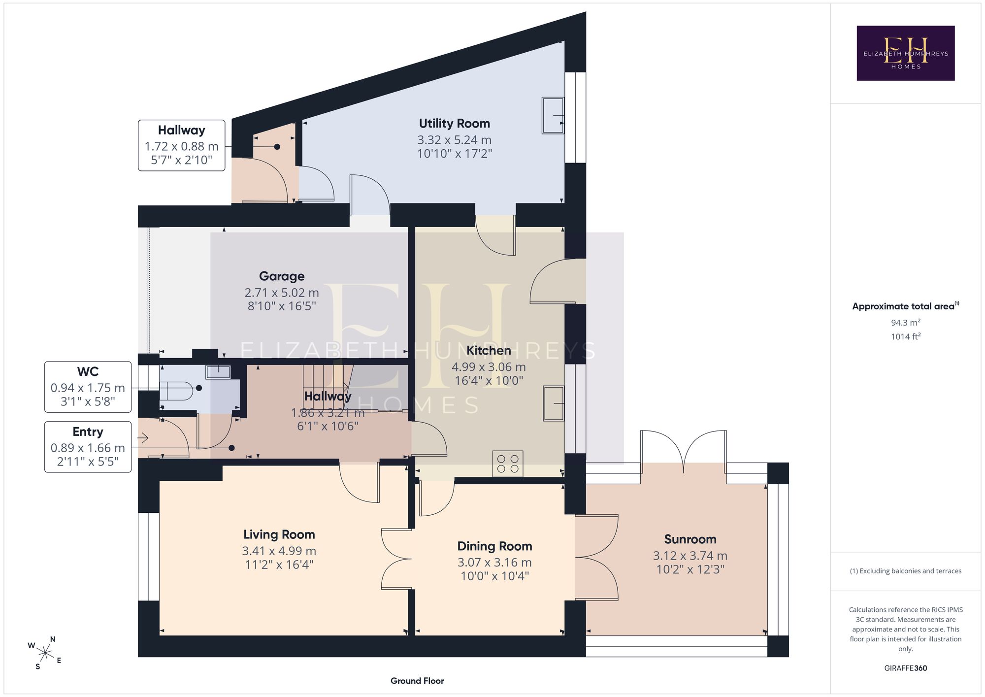 32 Church View, Morpeth floorplan