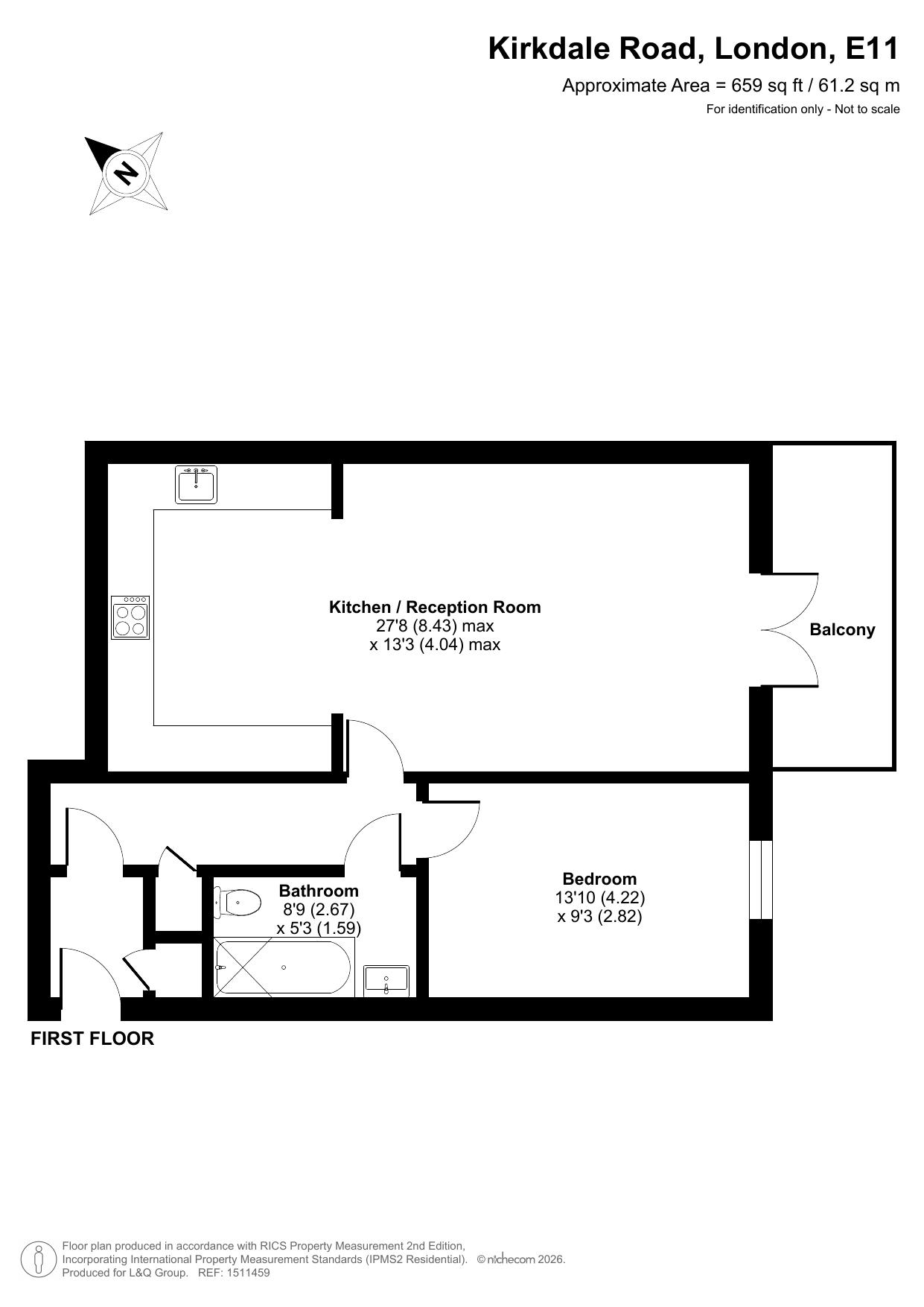 Kirkdale Road, Leytonstone floorplan