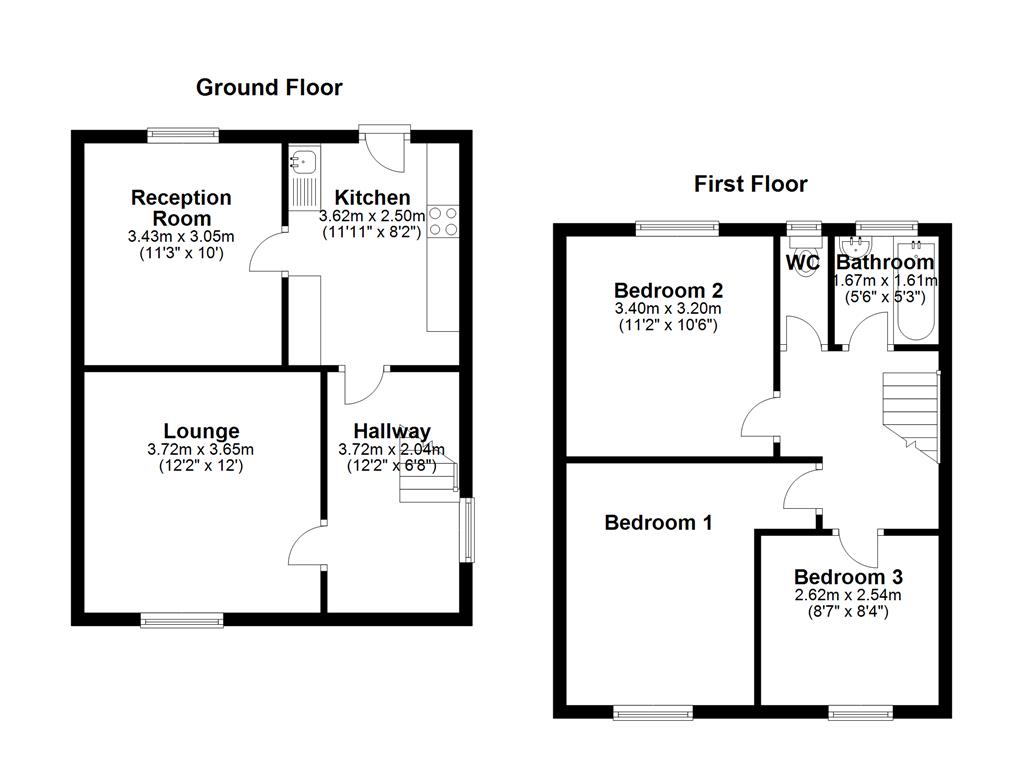 3 Bedrooms Semi-detached house to rent in Kirby Road, Dartford DA2