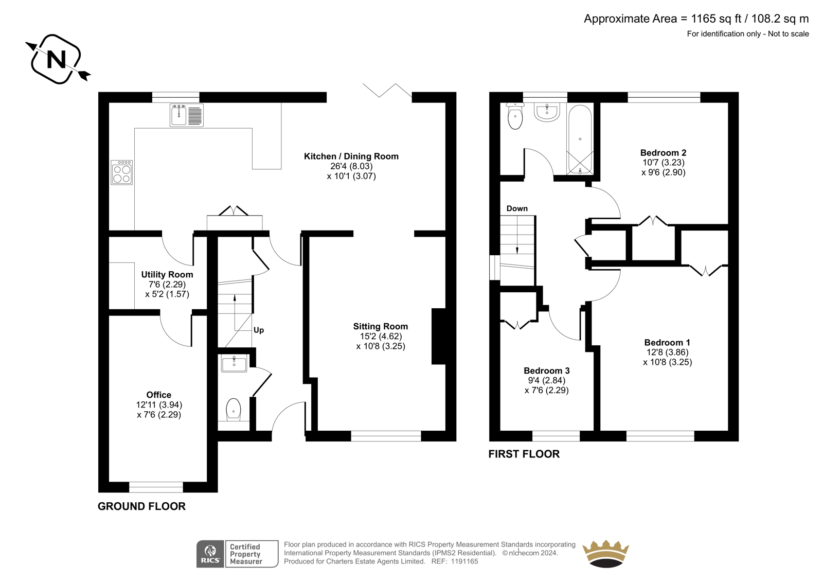 1, Nursery Gardens, Hampshire floorplan
