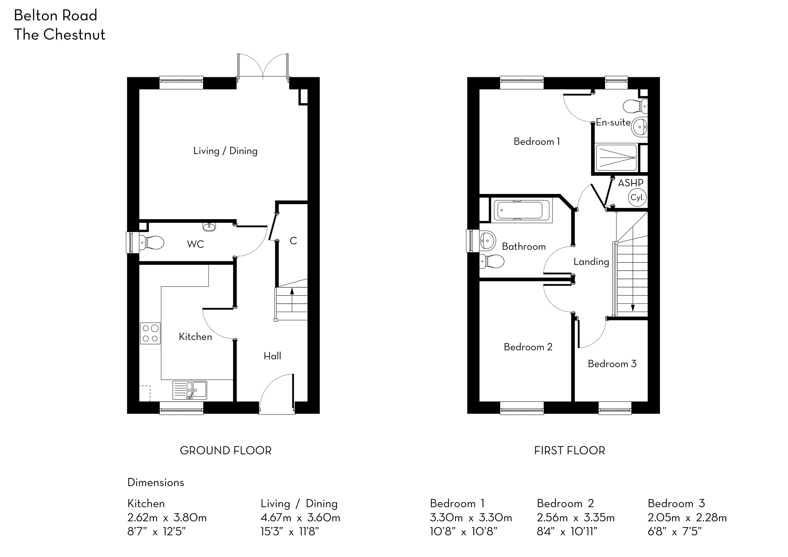 The Chestnut, Manthorpe Chase, Grantham floorplan