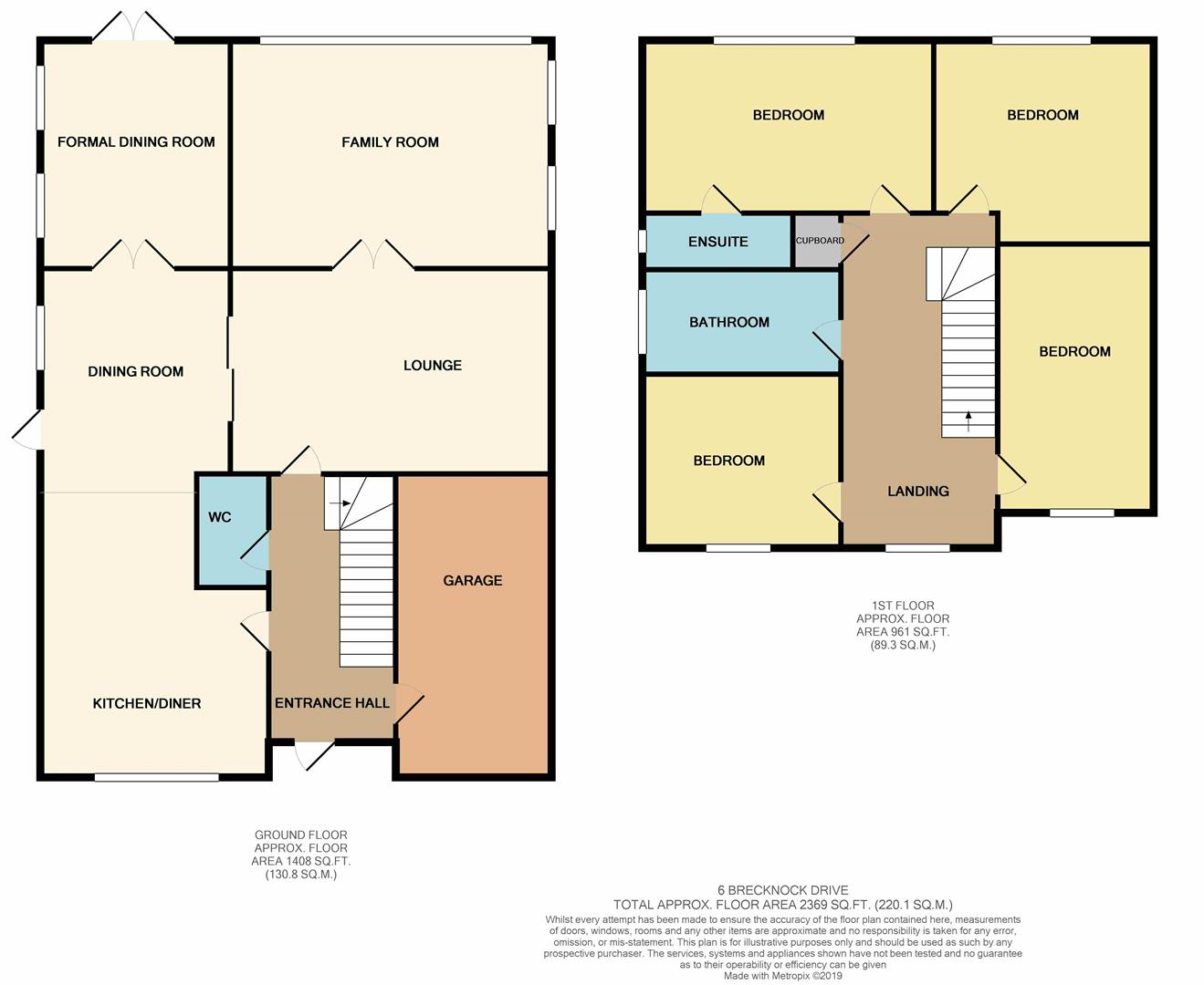 4 Bedrooms Detached house for sale in Brecknock Drive, Long Eaton, Nottingham NG10