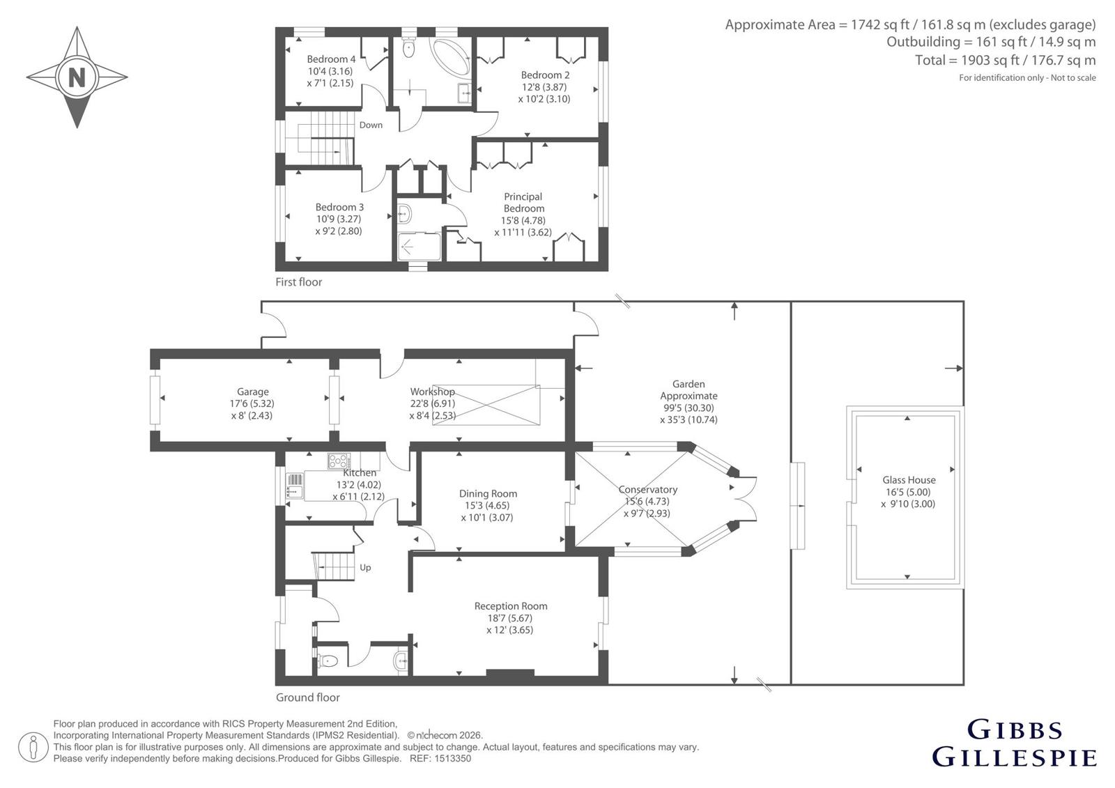 73, Woodhall Gate, Pinner floorplan