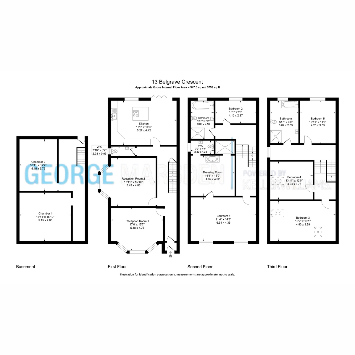 13, Belgrave Crescent, Manchester floorplan