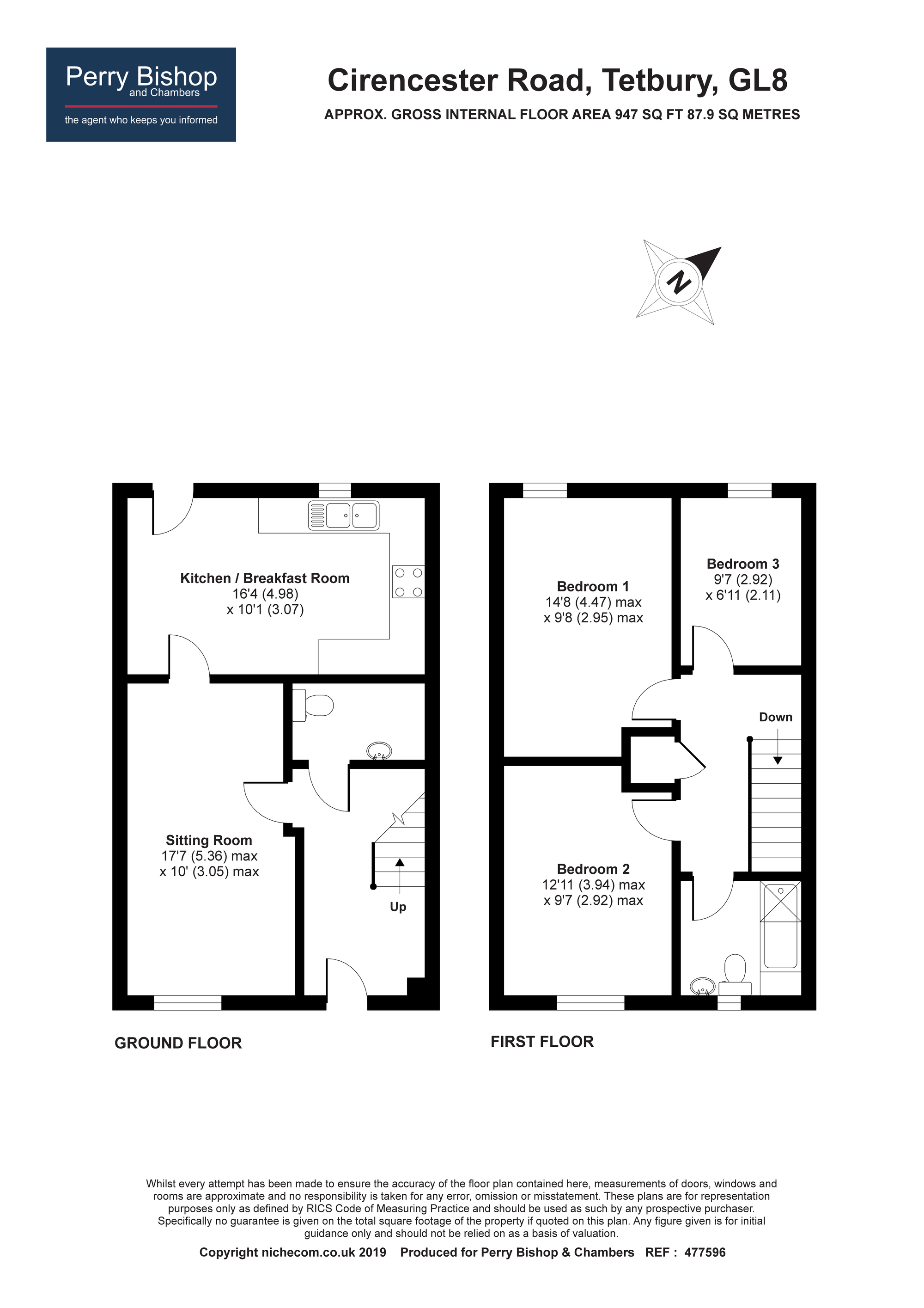 3 Bedrooms End terrace house for sale in Tetbury Industrial Estate, Cirencester Road, Tetbury GL8