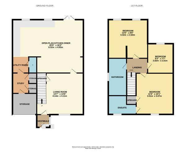 27, Turnberry Drive, Wilmslow floorplan