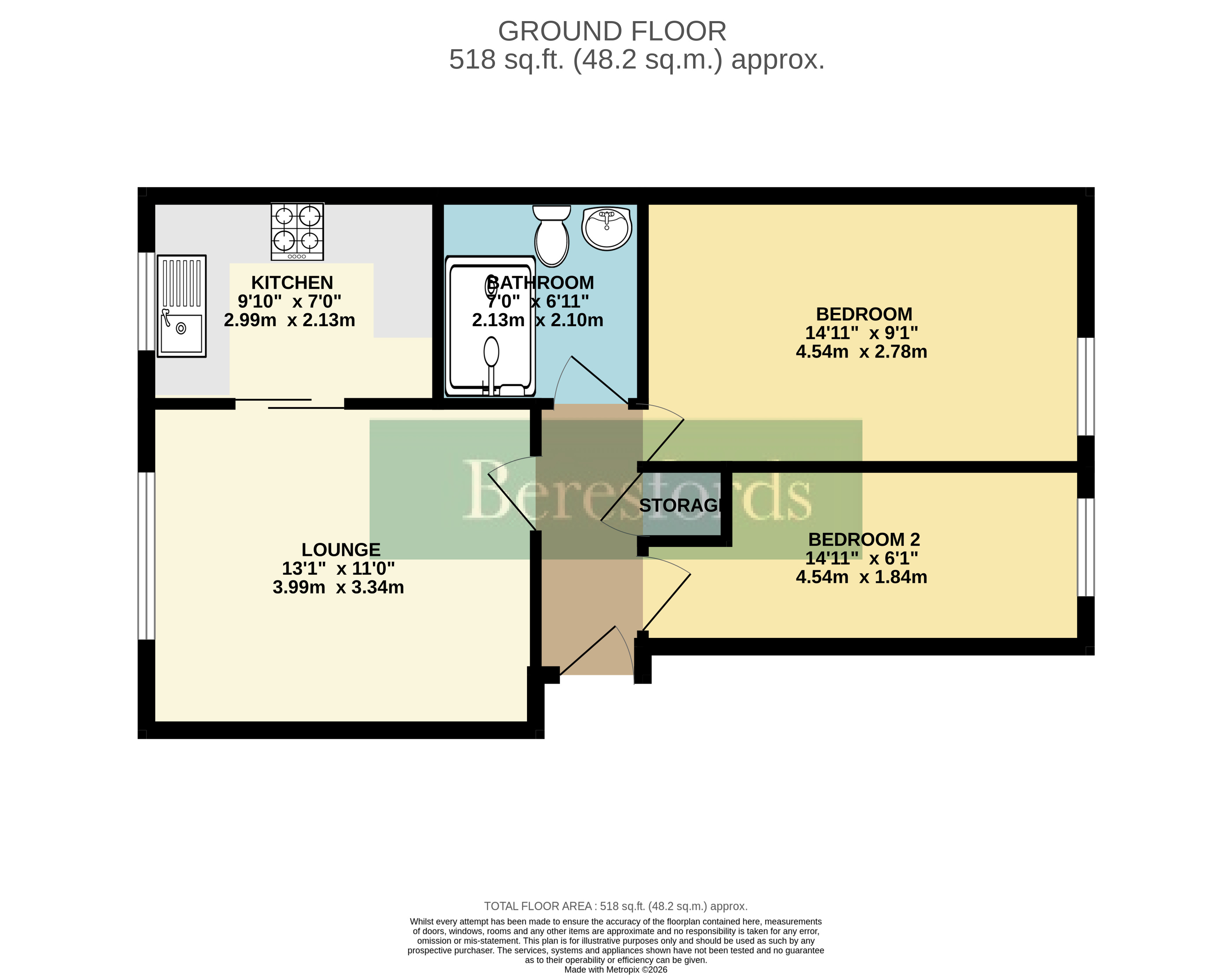 56a Station Road, Brentwood floorplan