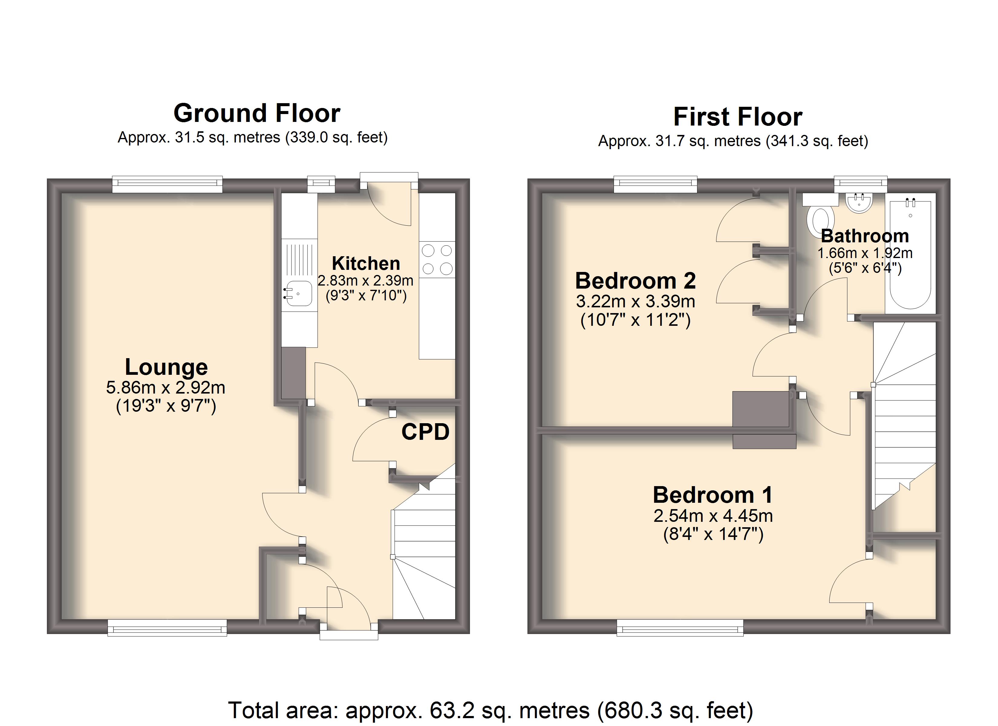 2 Bedrooms Terraced house for sale in Westthorpe Road, Killamarsh, Sheffield S21