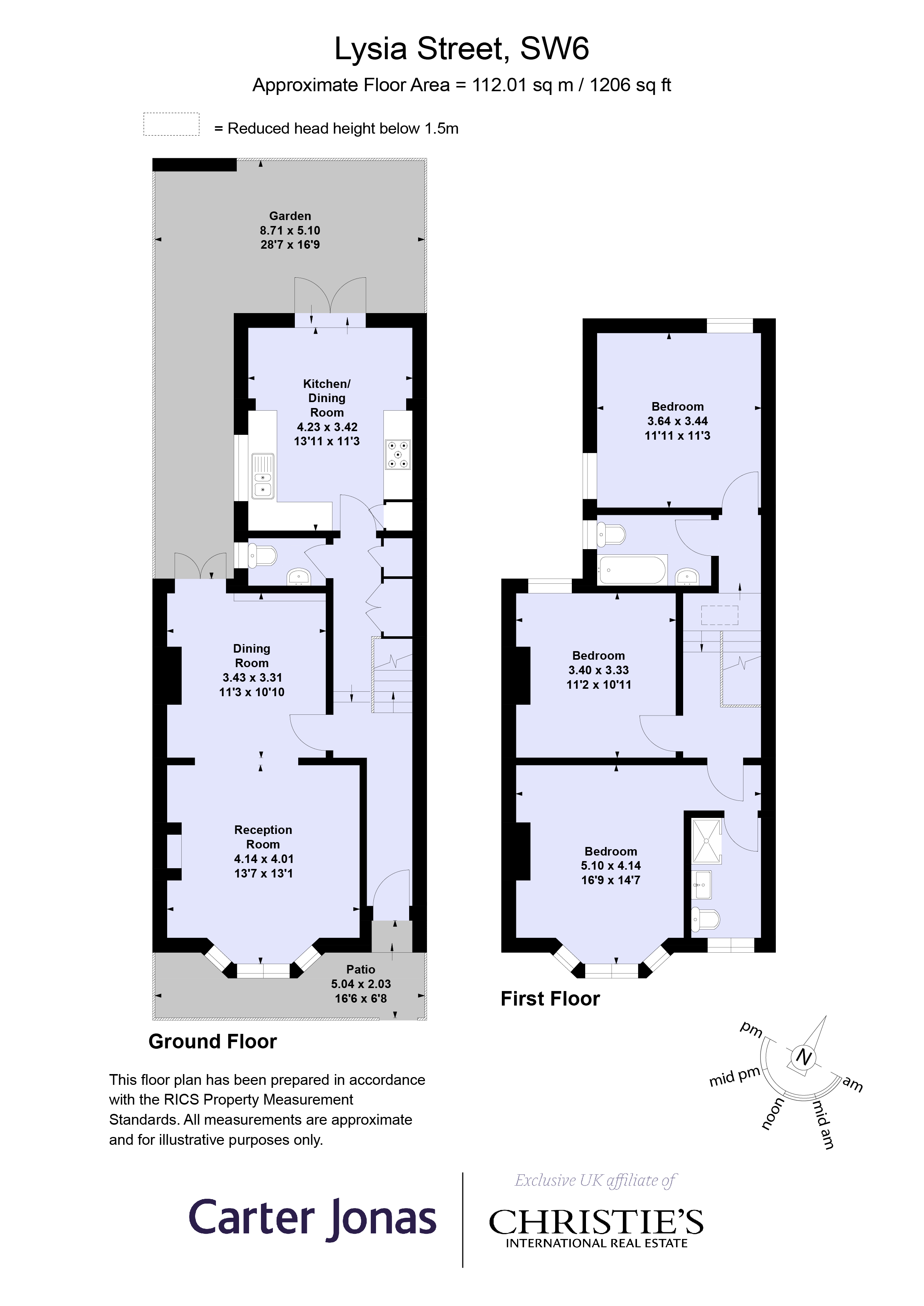 80, Lysia Street, London floorplan