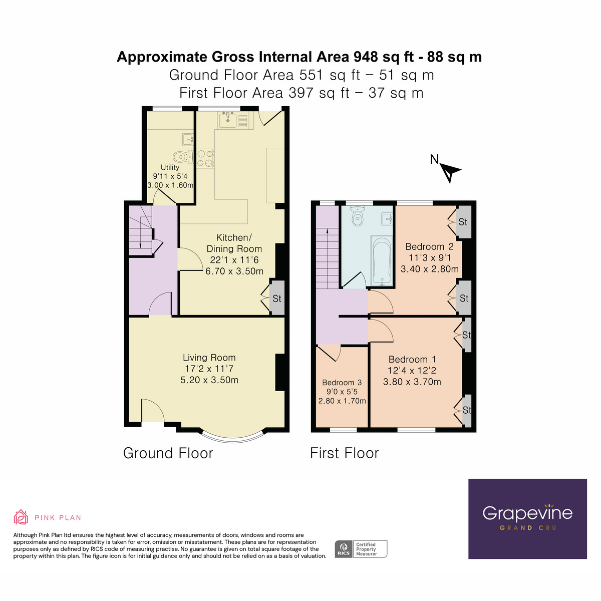 39, Station Road, Reading floorplan