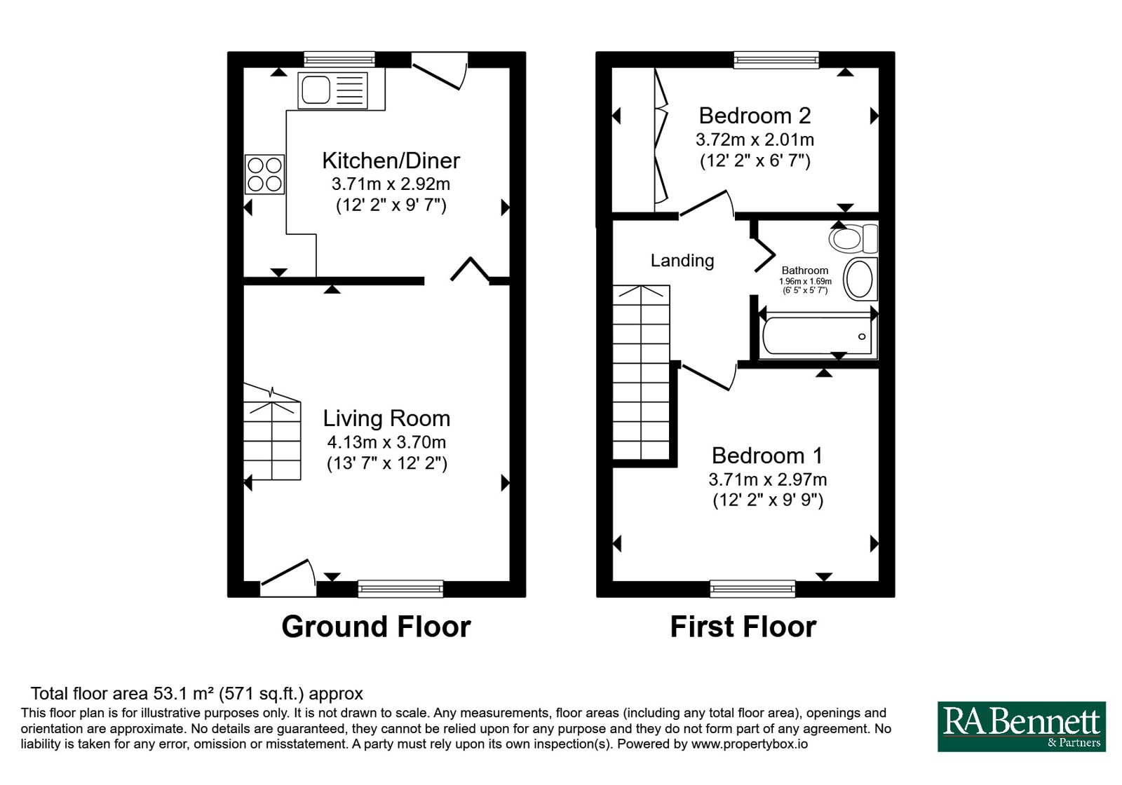 71, Woodlands Road, Wotton-under-Edge floorplan