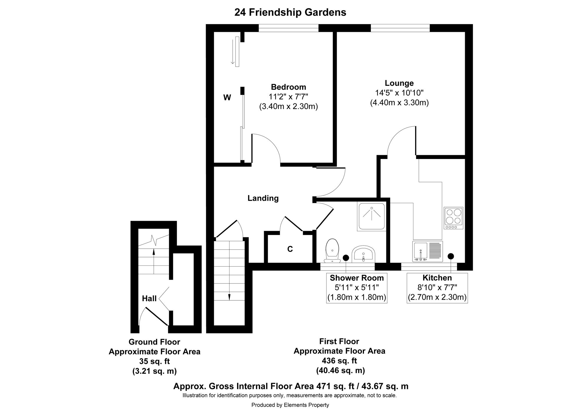 24 Friendship Gardens, Falkirk floorplan