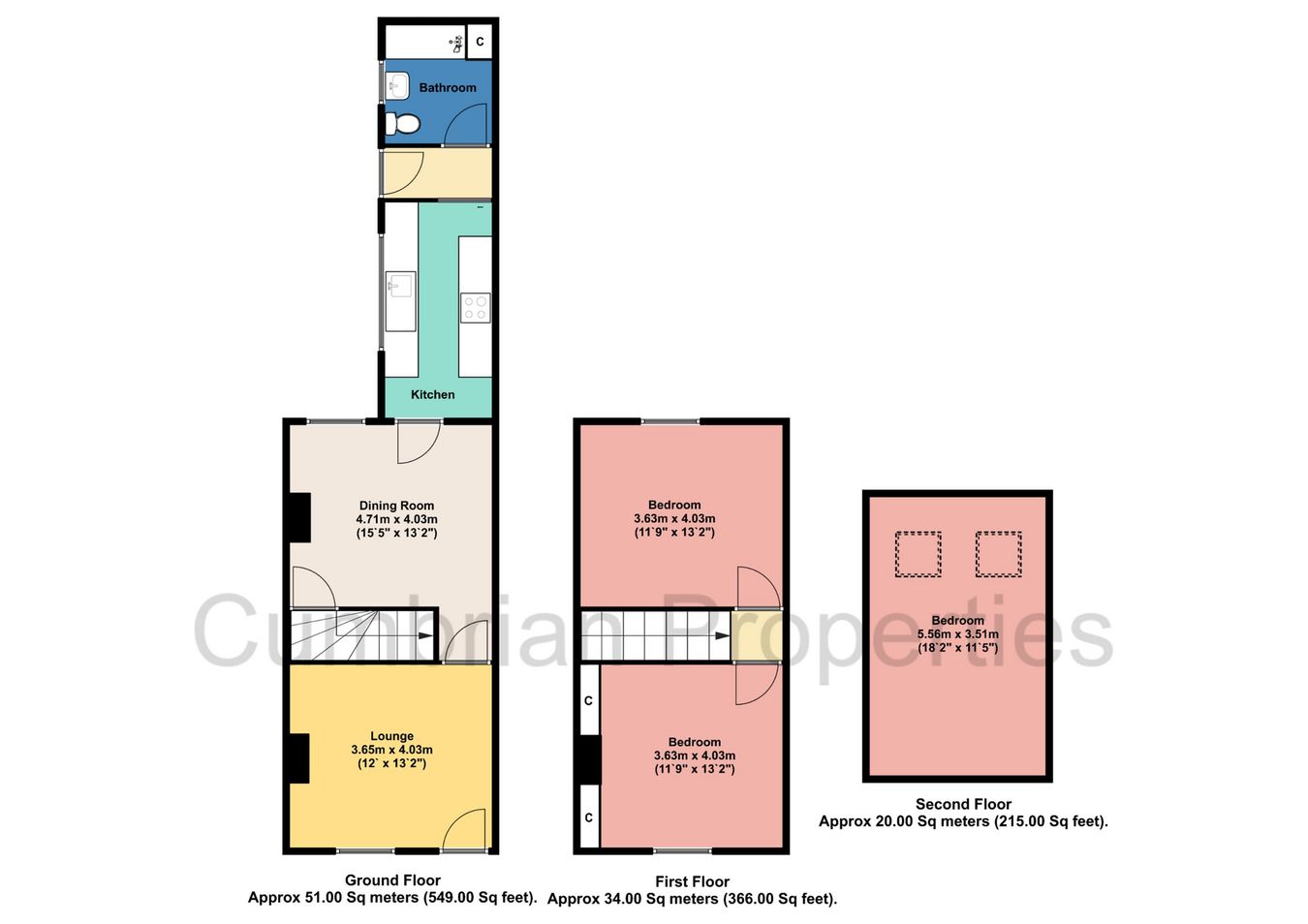 198, Greystone Road, Carlisle floorplan