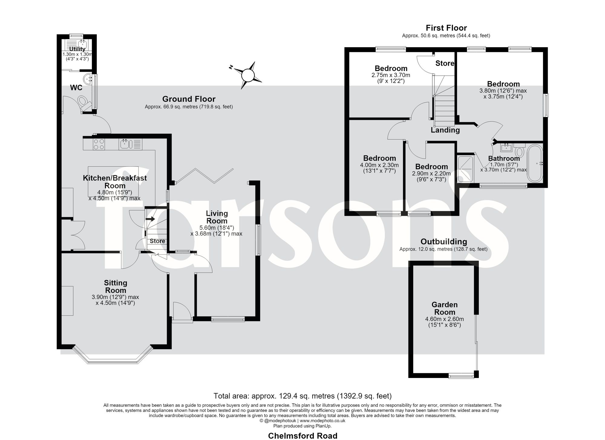 31 Chelmsford Road, Brentwood floorplan