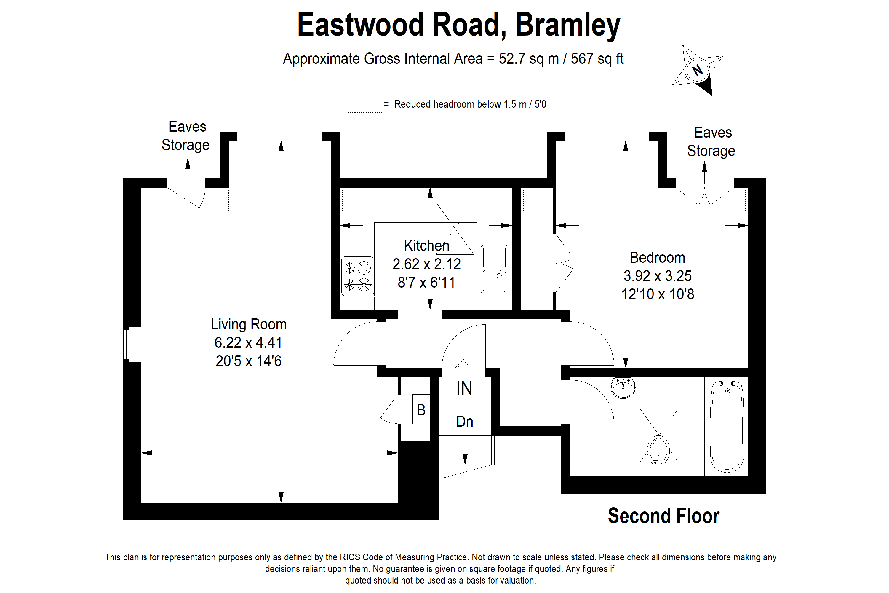 Flat 7 St. Catherine's Court, Eastwood Road, Bramley floorplan