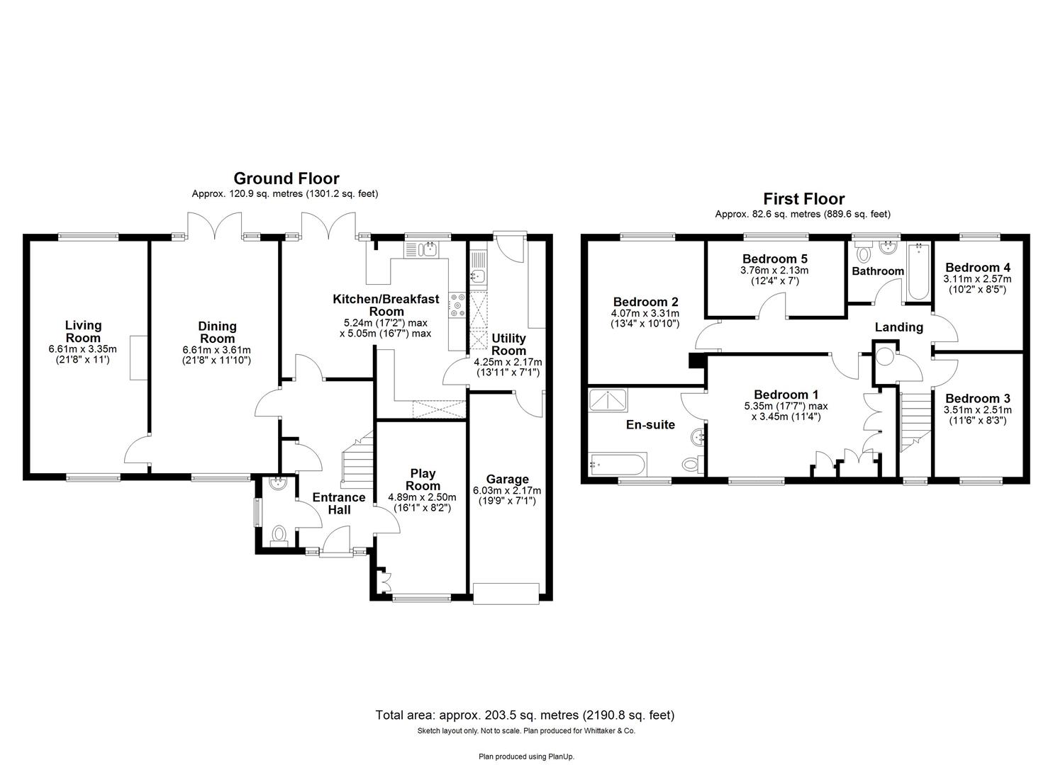 106, Tuffnells Way, Harpenden floorplan