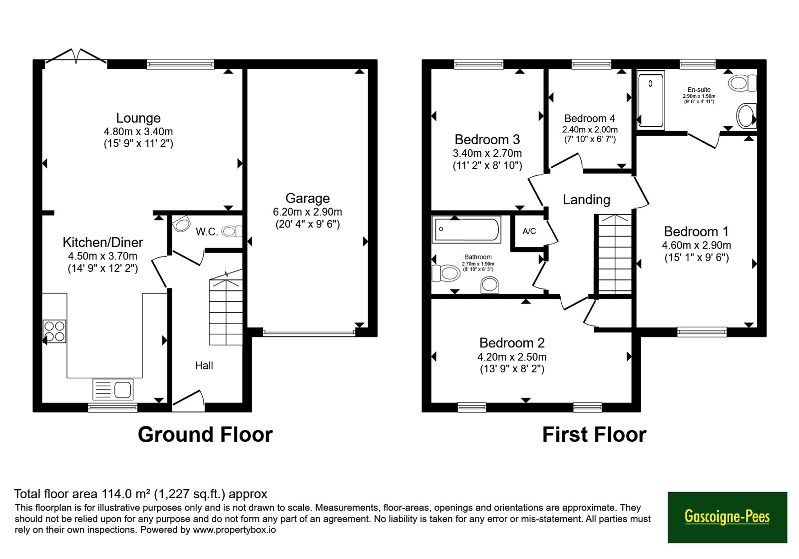 33, Scarlett's Road, Aldershot floorplan