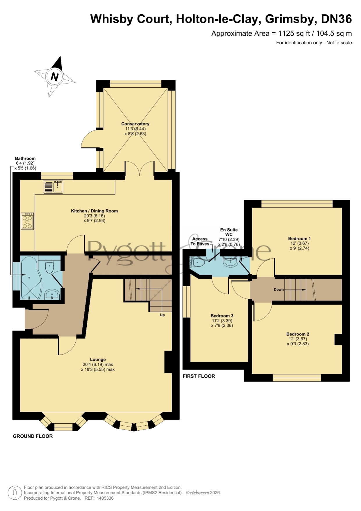 12, Whisby Court, Grimsby floorplan