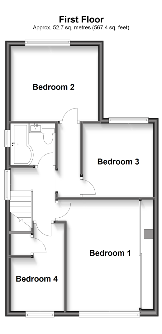 Fordwich Close, Allington, Maidstone, Kent ME16, 4 bedroom semi ...