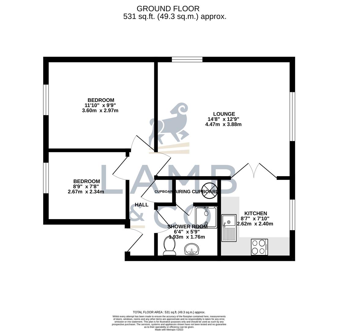 Vicarage Gardens, ClactonOnSea CO15, 2 bedroom flat for sale
