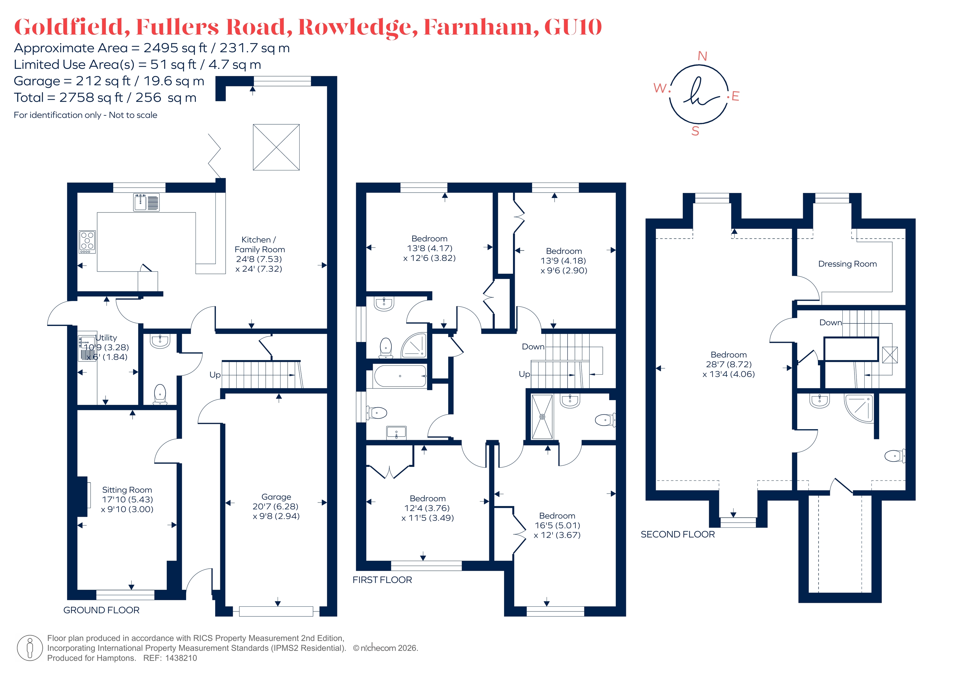 Goldfield, Fullers Road, Rowledge, Farnham floorplan
