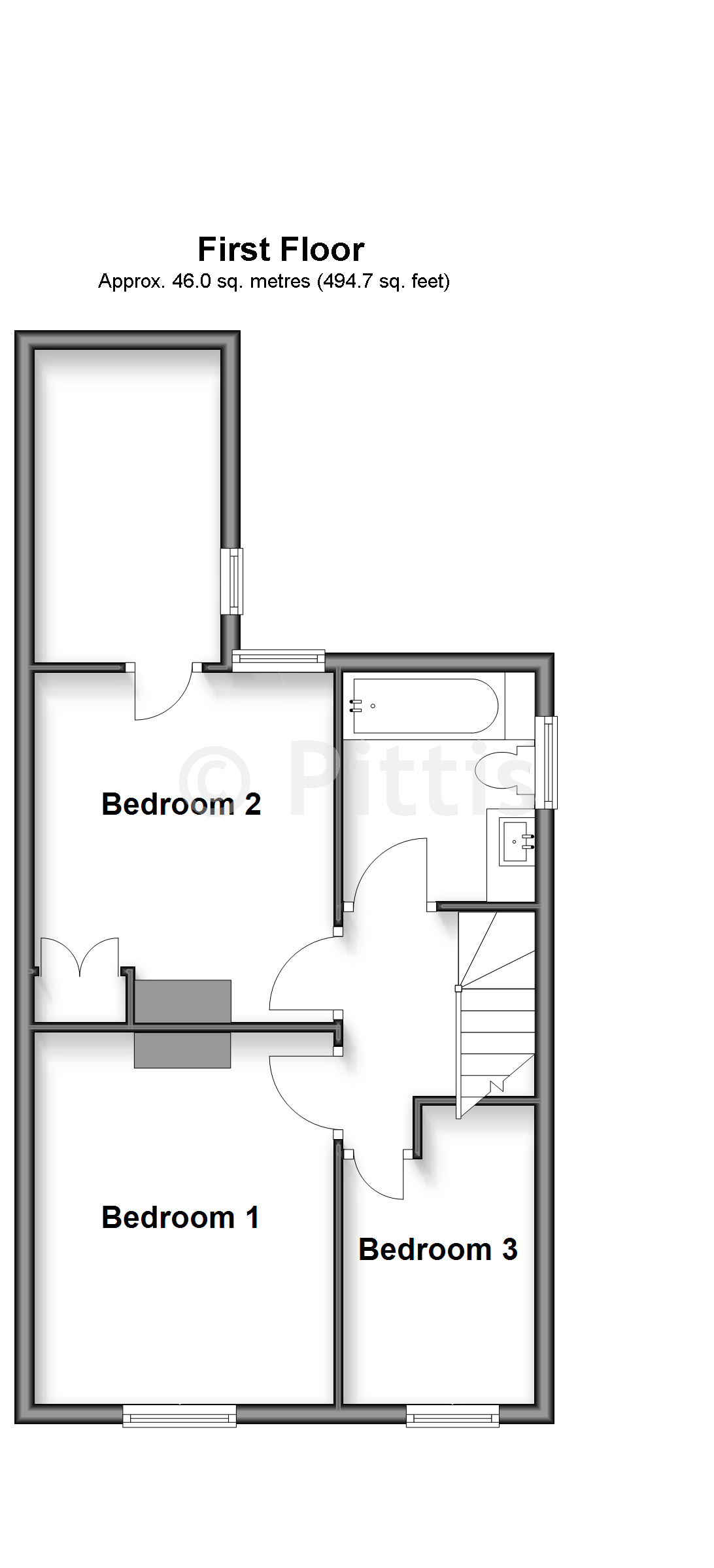 Westbury, Victoria Road, Freshwater floorplan