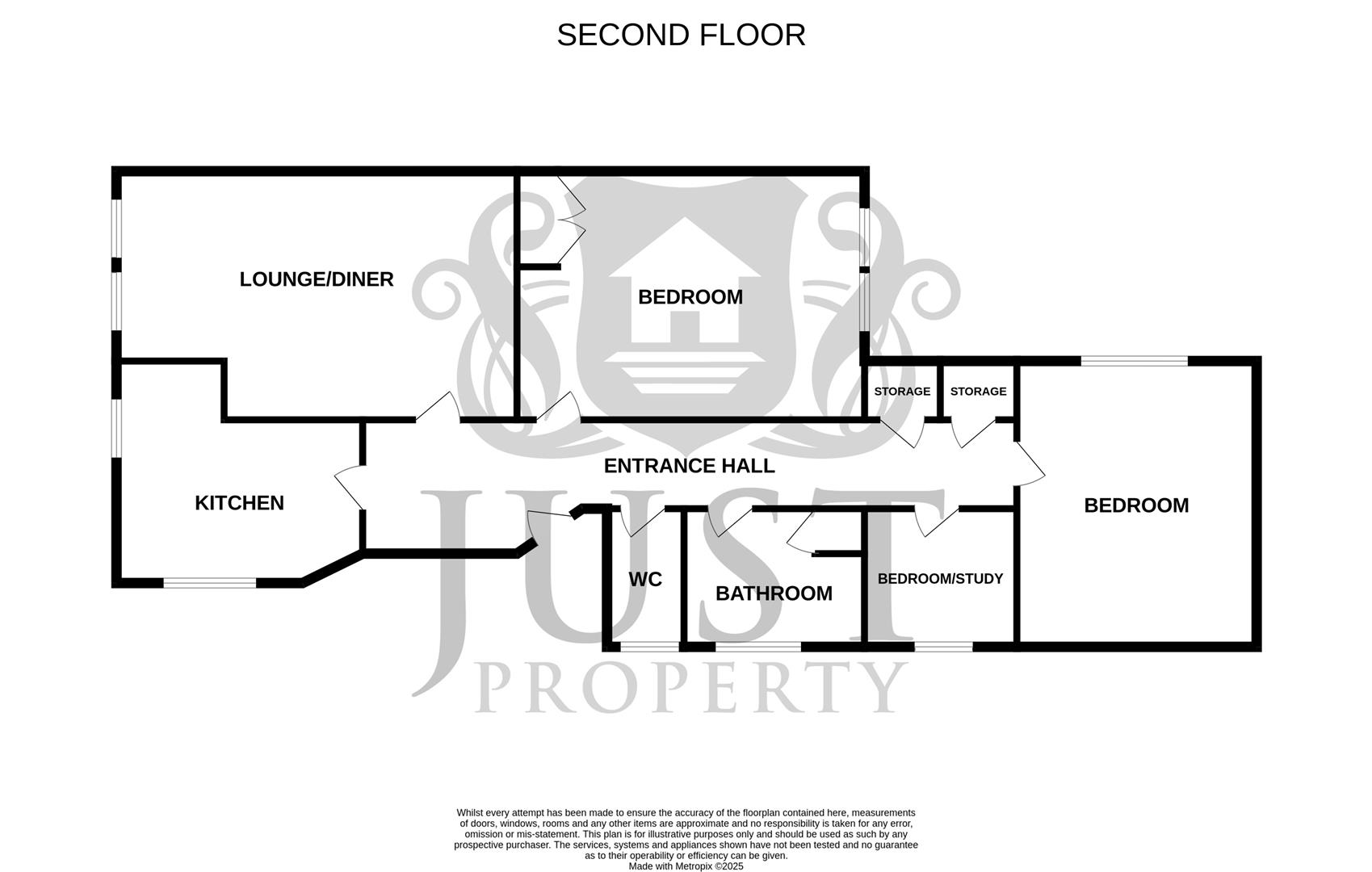 Flat 2, 23, Grosvenor Crescent, St. Leonards-On-Sea floorplan