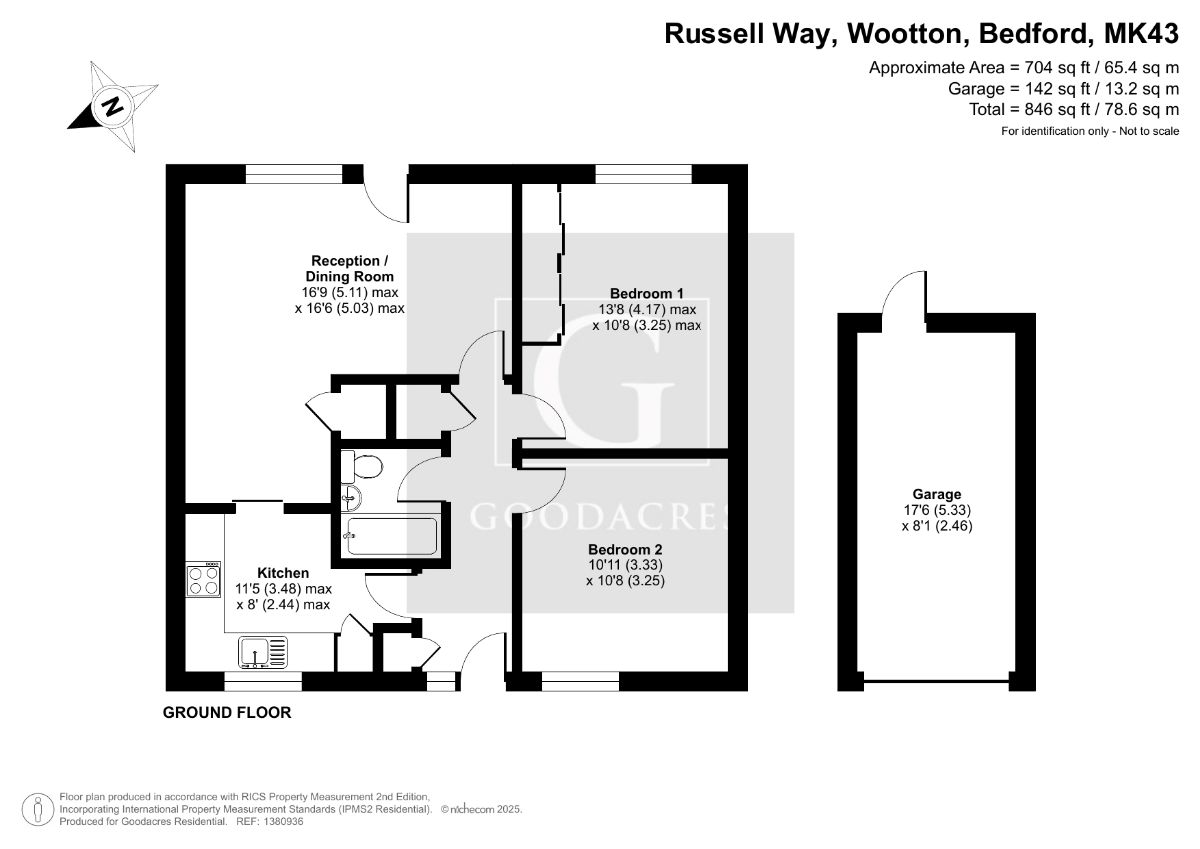 22 Russell Way, Bedford floorplan