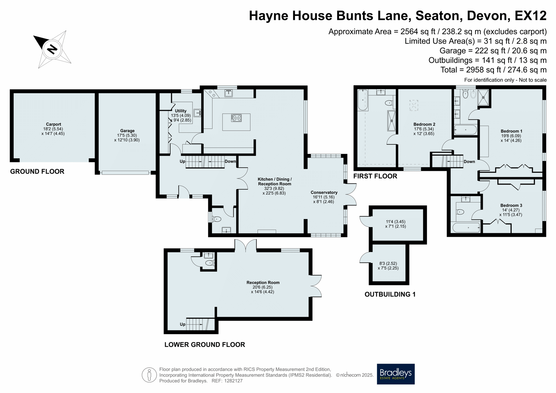 Hayne House,, Bunts Lane, Devon floorplan