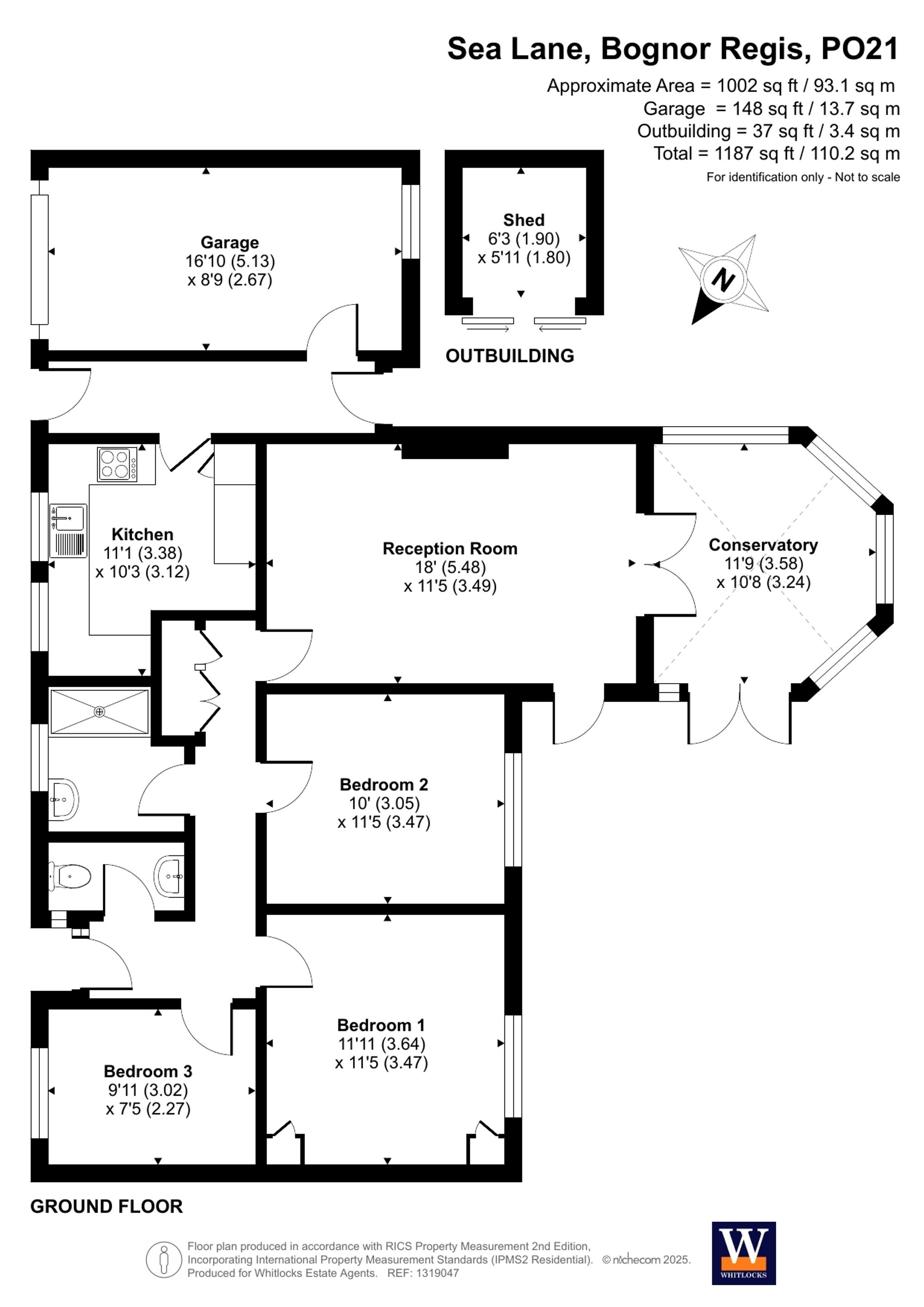 46 Sea Lane, Bognor Regis floorplan