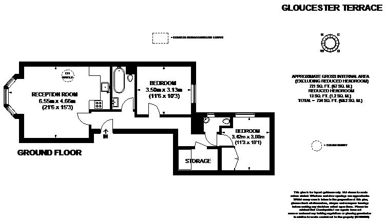 2 Bedrooms Flat to rent in Gloucester Terrace, London W2