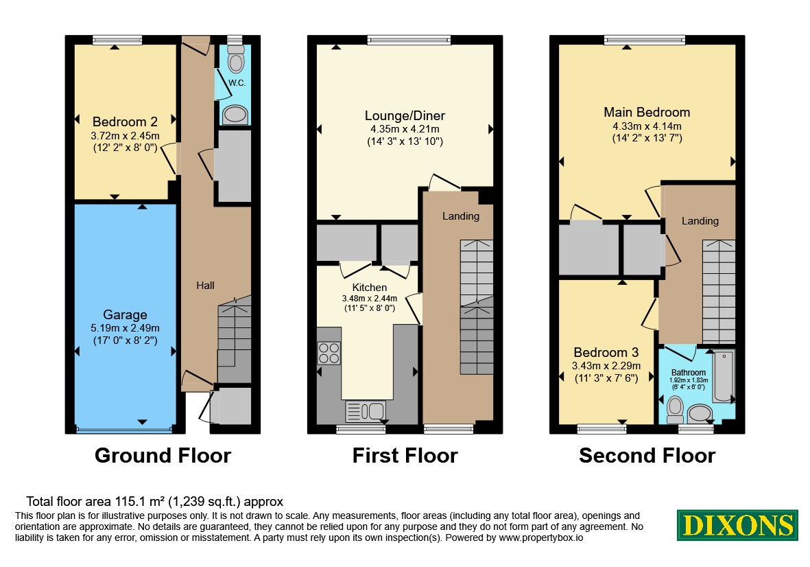15, George Street, Wolverhampton floorplan