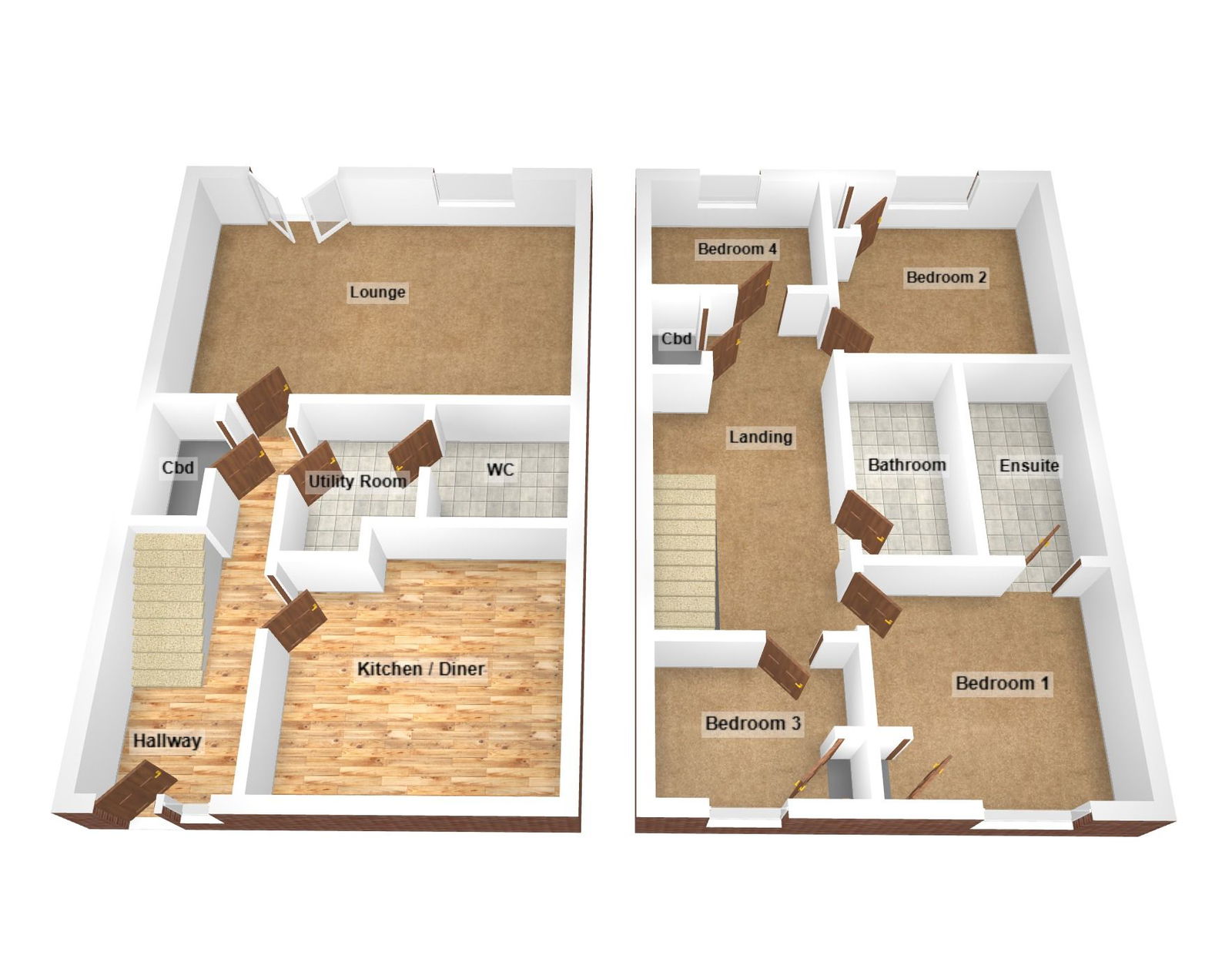 46, Waun Draw, Caerphilly floorplan