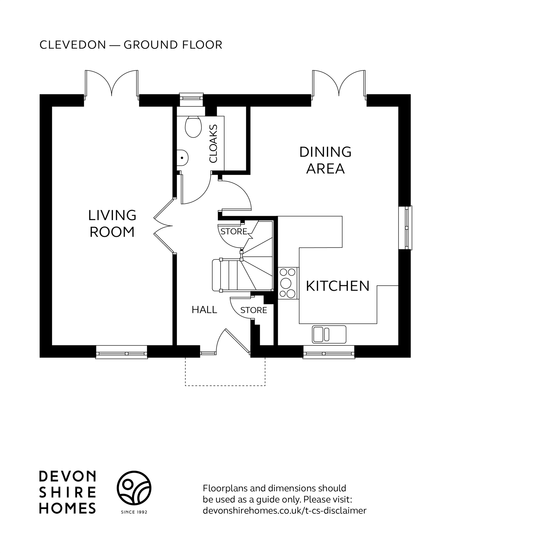 Plot 21, Dancing Green, The Clevedon, Off Dancing Lane, Somerset floorplan