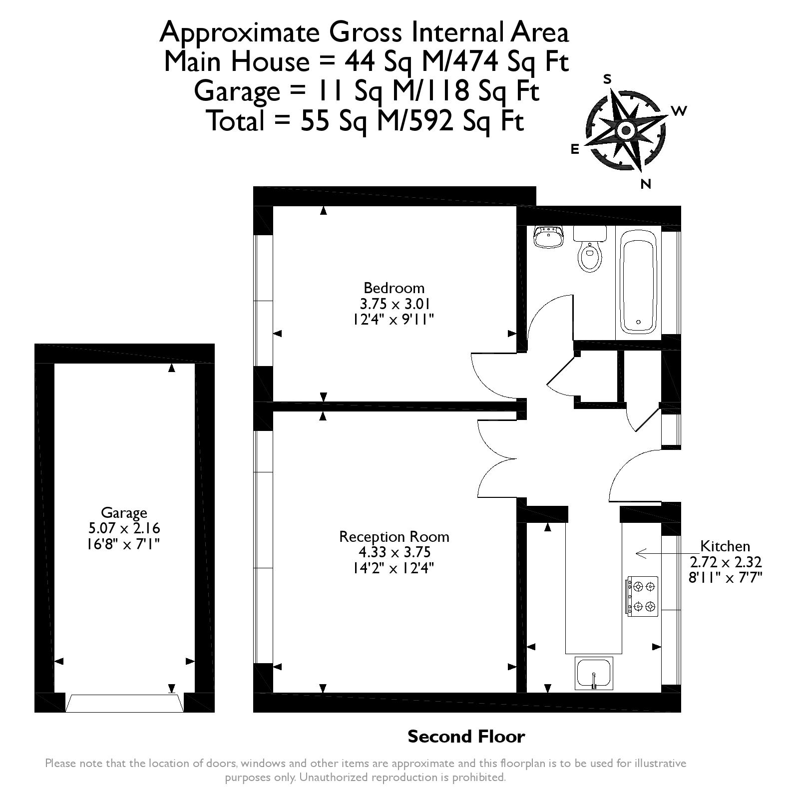 1 Bedrooms Flat for sale in Pine Grove, Weybridge KT13