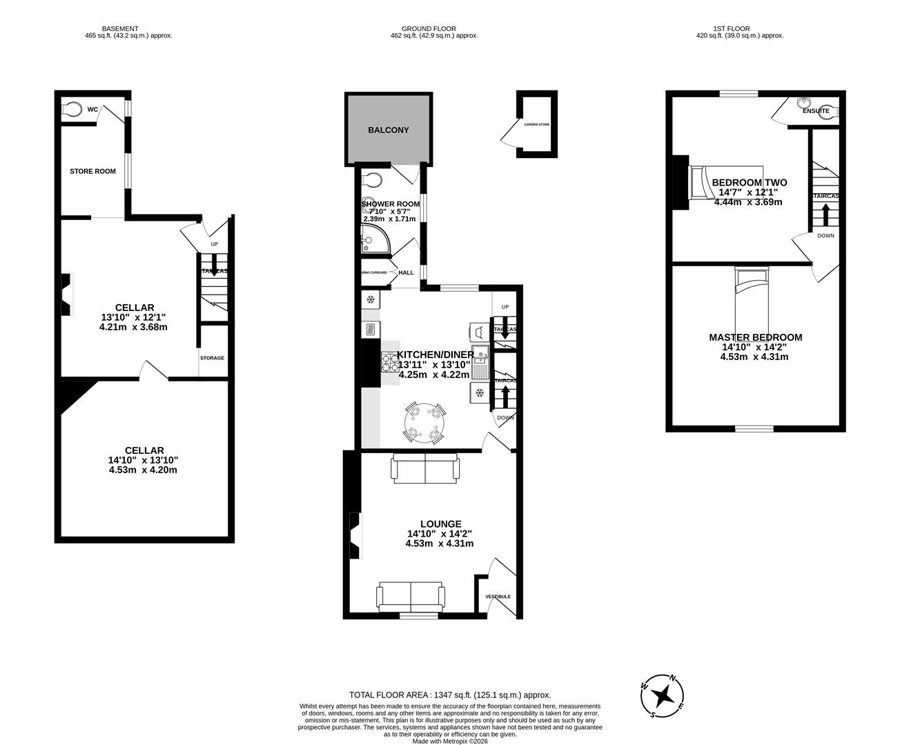 7, Chapel Lane, Preston floorplan