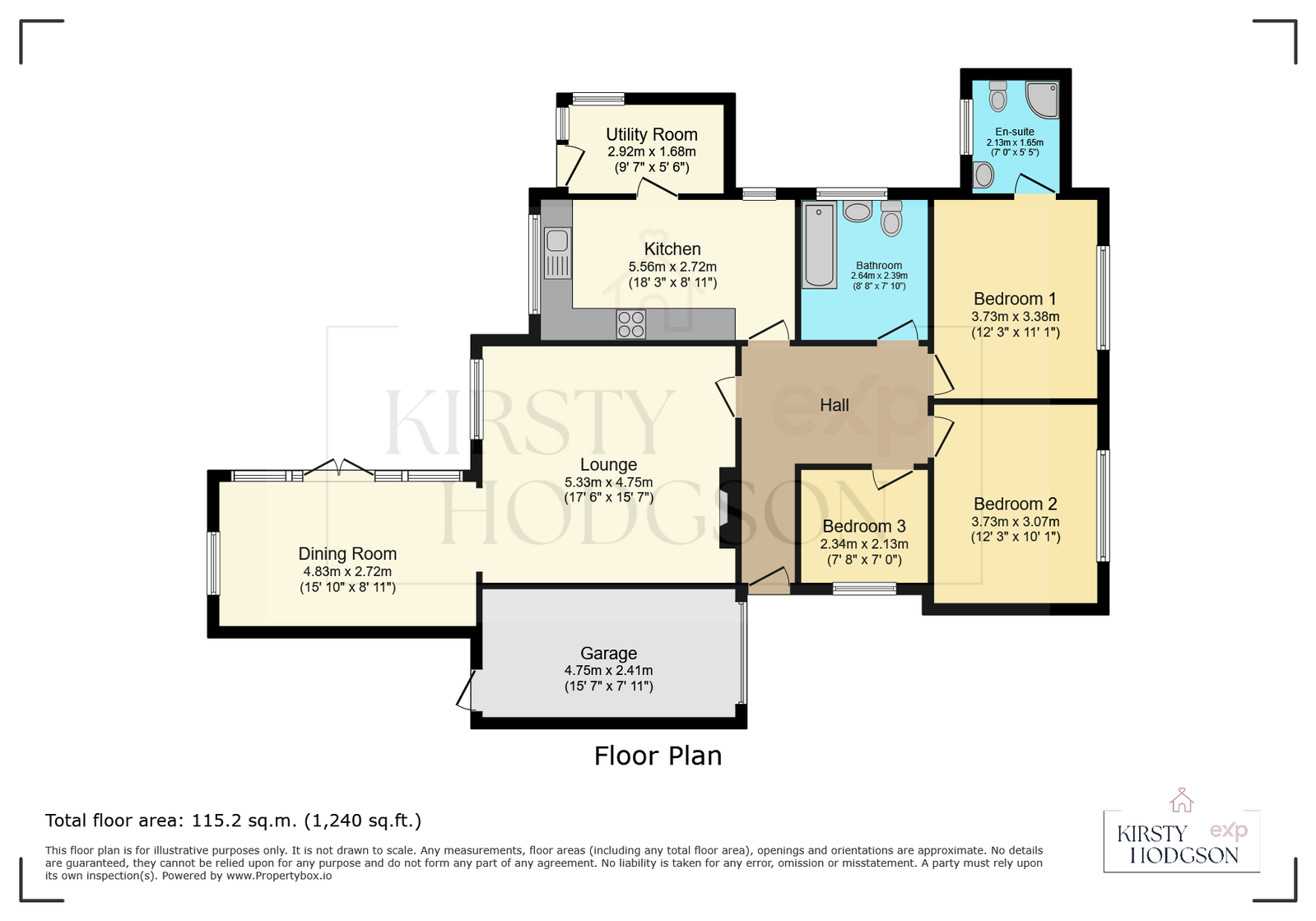 16, Willow Court, Ryton floorplan